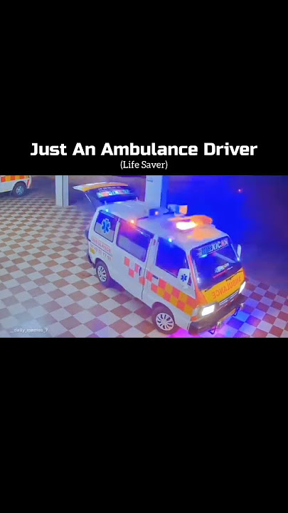 Respect Ambulance Driver's He Is Risking His Life For Saving Another's Life #savelife #emergency