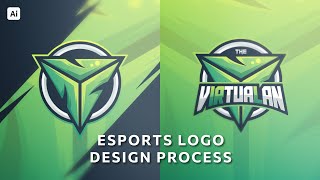 How To Make eSports Logo Design | Adobe Illustrator Tutorial screenshot 2