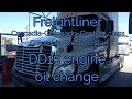 Freightliner Cascadia DD13 DD15 DD16 engine oil change explained OM 471 472 473 MERCEDES BENZ