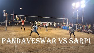 VOLLEYBAL MATCH..PANDAVESWAR VS SARPI..#volleyball #reels#trending #sports#facebook#youtubeshorts