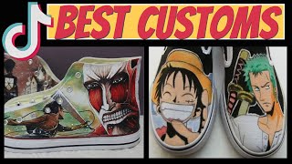 Best Anime Custom Sneakers 2021 | TikTok Compilation | Painting on Shoes