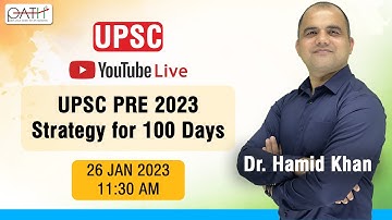 "UPSC PRE 2023 Strategy for 100 Days"