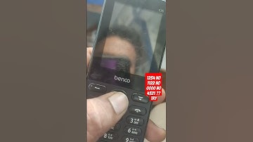 Benco c25 hard reset/Restore Factory-All #mobile_solution_np #shorts #banco #lava