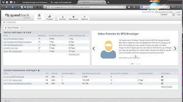 Unipark: I)Projekterstellung