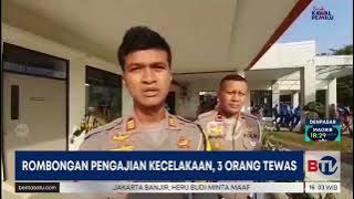 Mobil Rombongan Pengajian Tabrak Pohon di Pantura Indramayu, 3 Orang Tewas