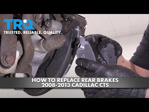 How To Replace Rear Brake Pads & Rotors 2008-13 Cadillac CTS