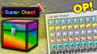 Minecraft But Super Op Chest | op chest in Minecraft #minecraft
