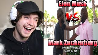 Elon Musk and Mark Zuckerberg when they see each other REACTION!