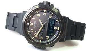 PRO TREK PRW-50FC-1E с композитным браслетом и сапфиром