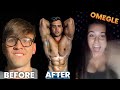 Aesthetics on Omegle 21: NERD to JACKED Prank | "Girls Rate Me Out of 10" | Girls Reactions Omegle