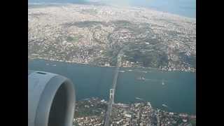 Полет над Стамбулом и проливом Босфор