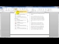 MS Word - Working with Columns