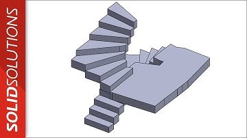SOLIDWORKS API example -  Generating a staircase