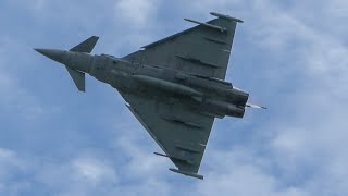 Loud and Powerful! RAF Typhoon Display at Cosford Airshow 2026!