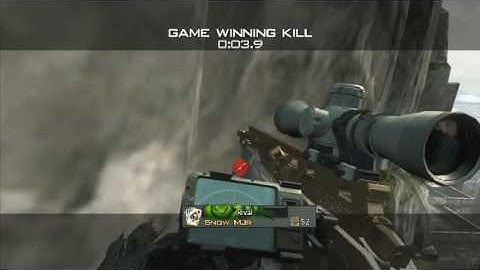 Out of map on mw3 private match shot