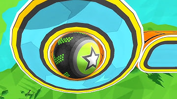 Going Balls, SpeedRun, Going Balls Portal Run Gameplay Level 523