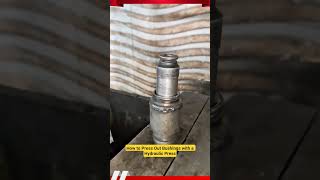 How to Press Out Bushings with a Hydraulic Press #shorts #mechanic