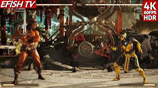 Conan vs Cyrax (Hardest AI) - Mortal Kombat 1