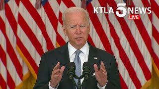 Biden addresses nation after Taliban’s takeover of Afghanistan turns deadly