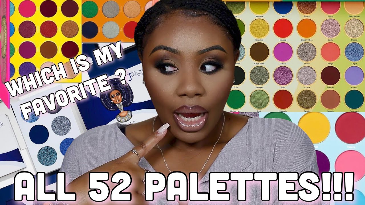 RANKING MY JUVIAS PLACE EYESHADOW PALETTES | ASK WHITNEY