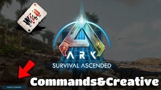 ARK Survival Ascended CONSOLE - How to Use Console Commands and Creative Mode