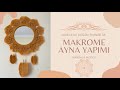 KOLAY MAKROME AYNA YAPIMI-MANDALA MODELİ // MACRAME MIRROR MAKING-MANDALA MODEL