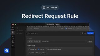 Redirect Request Rule - Requestly