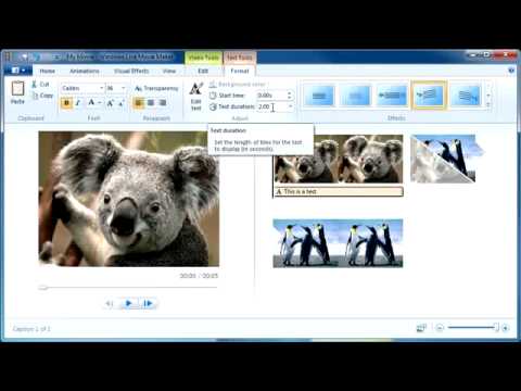 Краткое руководство по Windows Live Movie Maker