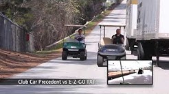 Club Car Precedent Golf Car vs. E-Z Go RXV & TXT and Yamaha Drive 