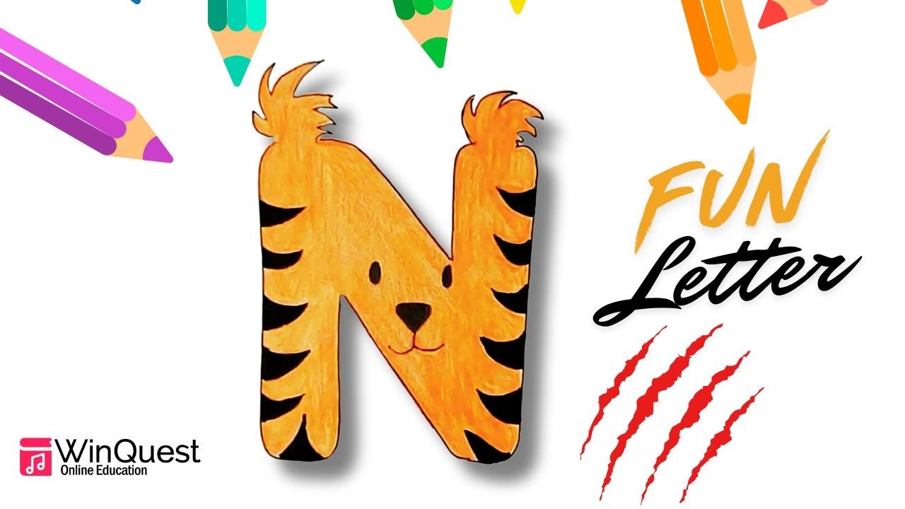 Easy Tiger Drawing 🐅| How to draw tiger step by step 🐯 | Tiger Drawing most simple ever