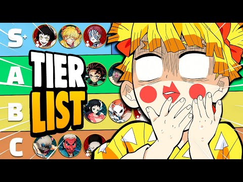 All Demon Slayer Characters RANKED — Tier List