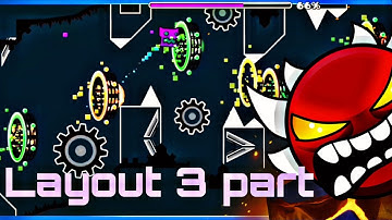 Rampant 3 part complete | Layout prewiew | extreme demon | geometry dash