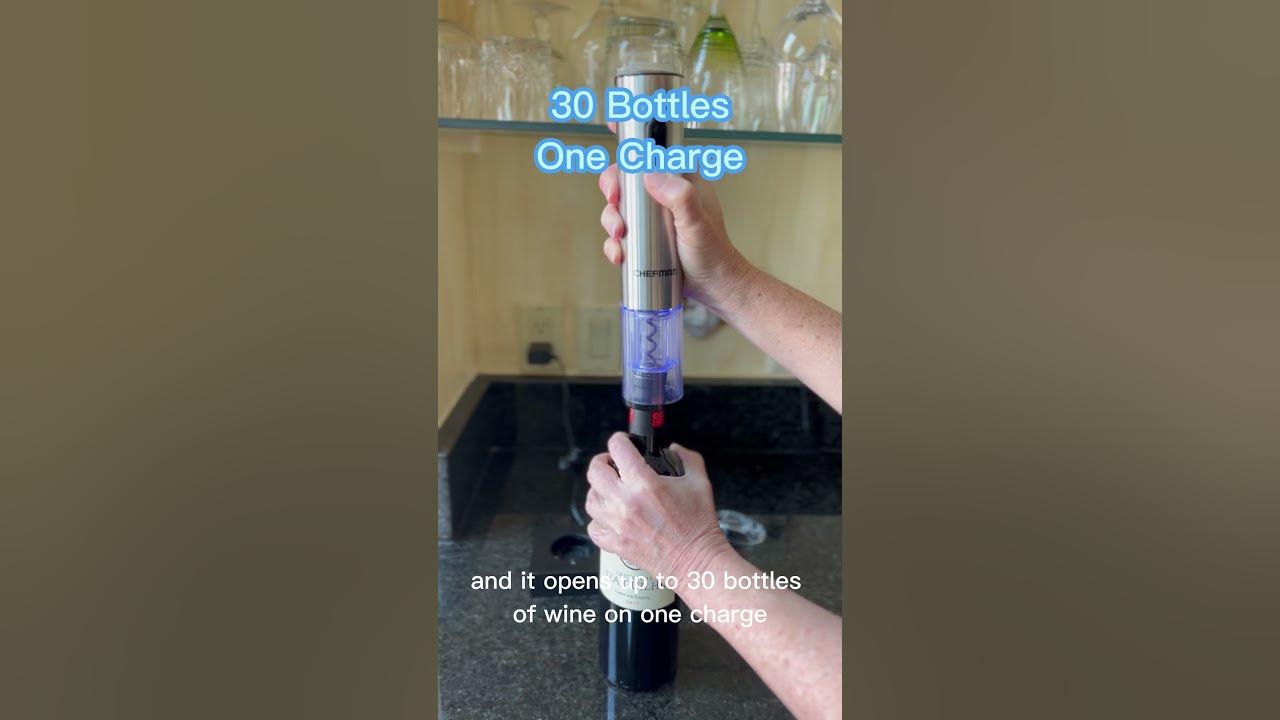 Chefman Electric Wine Opener Demo And Review How To UGC Video