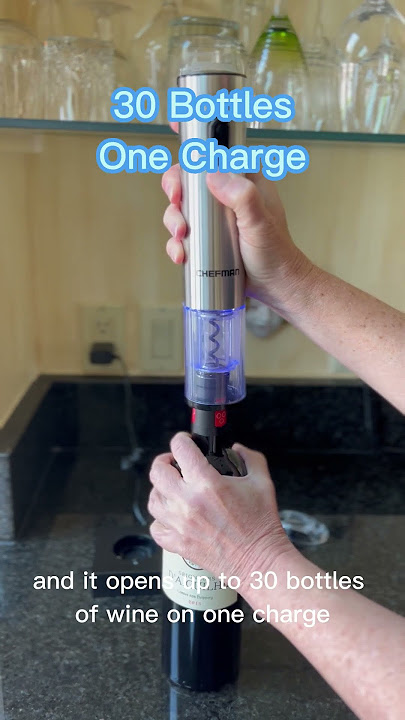 ELECTRIC WINE BOTTLE OPENER FROM UNCLE VINER