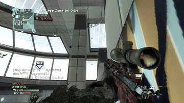 MW3 throwing knife acroos map twice one for killcam