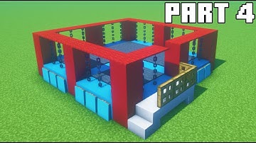 Minecraft Tutorial: Hoe maak je een grote trampoline "Fair Part 4"