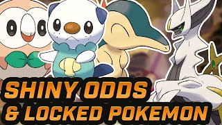 SHINY ODDS &amp; SHINY LOCKED POKEMON! Pokemon Legends Arceus!