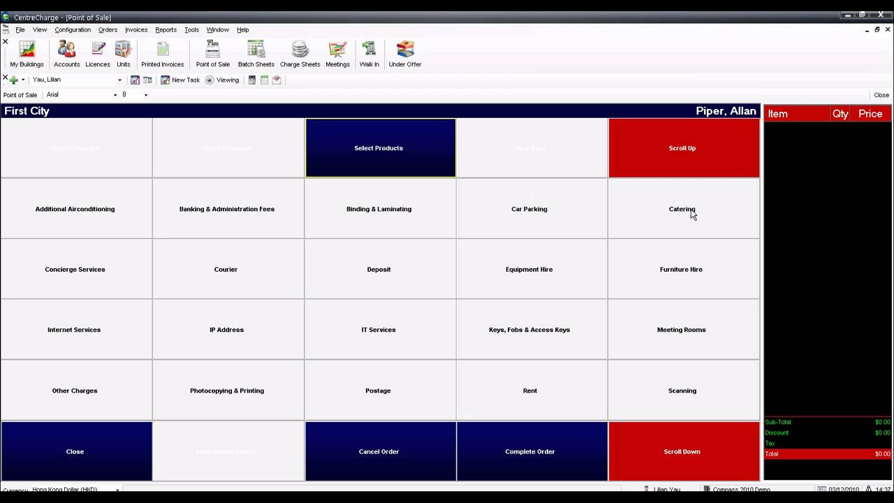 Logging an Ad hoc charge to a tenant account in... - youtube