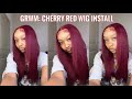 Back To School Hairstylist Tutorial: Cherry Red 😍 ft. WorldNewHair