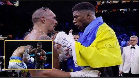 Some suggest Anthony Joshua had a MENTAL BREAKDOWN after loss to Oleksandr Usyk!!
