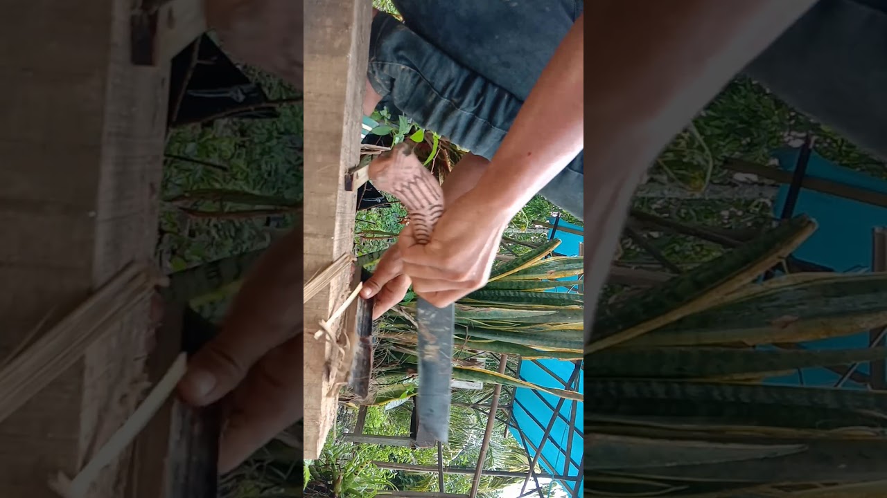 Cara membuat kampas rem cakram dengan kayu  atau  bambu  