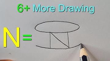 Drawings with N letter | Draw Using Alphabet N | Easy Drawing | 6+ More Drawing