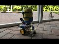 Raspberry Pi 3 GoPiGo3 Robot Carl Meets A Squirrel