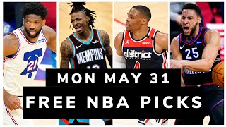 Free NBA Picks Today (Mon May 31) NBA Best Bets, NBA Prop Bets Today | Free Sports Picks