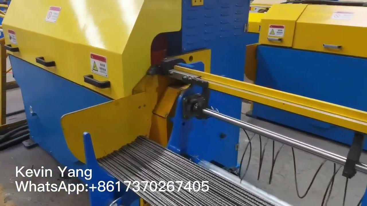 Coil Steel Wire Straightening and Cutting Machine YouTube
