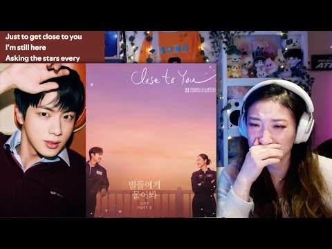 Jin 진 'Close to You' ✨ When the Stars Gossip 별들에게 물어봐 OST Reaction [From Twitch]