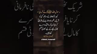 Rasool Allah ﷺ Said, | Hadees in Urdu #hadees #muhammadﷺ #nabi #islam #trending #shorts