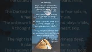 Download Lagu The Darkest Night.  #the #darkestnight #poem #poetry #shorts#night MP3