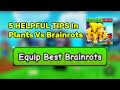 5 Helpful tips that will make you become pro in Roblox Plants Vs Brainrots!