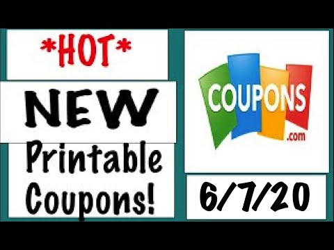 *HOT* New Printable Coupons!– 6/7/20